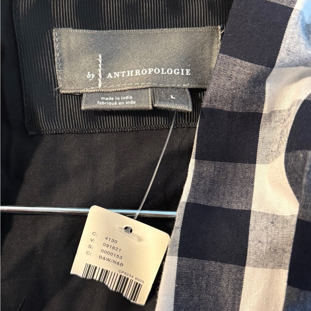 By Anthropologie The Tommie Zip Front Midi Dress Size L - Picture 6 of 6